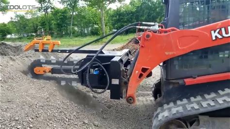 skid steer trencher side shifts